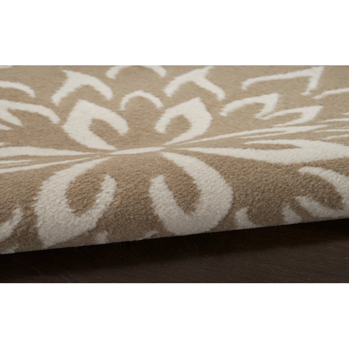 Nourison Jubilant Taupe JUB06 5 ft. 3 in. X 7 ft. 3 in. Rectangle Rug