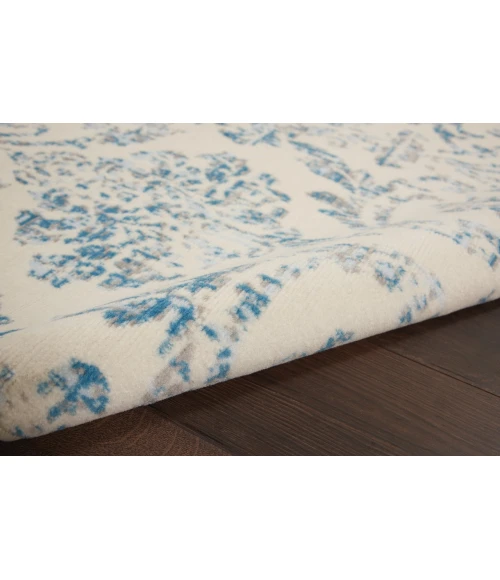 Nourison Jubilant Area Rug JUB09-Ivory/Blue