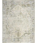 Nourison Astra Machine Washable Blue Green ASW12 10ft. x 14ft. Rect. Rug