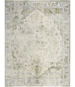 Nourison Astra Machine Washable Blue Green ASW12 10ft. x 14ft. Rect. Rug