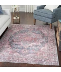Nicole Curtis Machine Washable Series 1 Area Rug SR101 Multicolor 4' x 6'