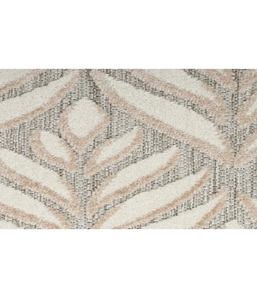 Nourison Aloha Ivory Grey ALH35 7’10” Round Rug