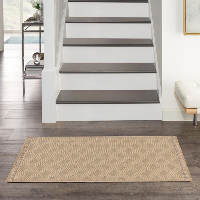Nourison Washable Jute Natural WSJ02 2 ft. X 4 ft. Rect. Rug