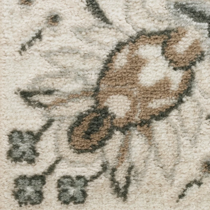 Nourison Serenity Home Ivory Mocha SRH02 10 ft. X 14 ft. Rect. Rug