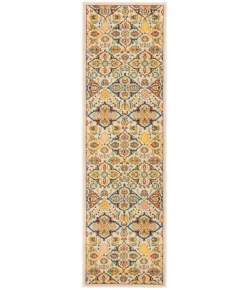 Nourison Home Allur ALR03 Ivory Multicolor 2 ft. 3 in. X 7 ft. 6 in. Area Rug