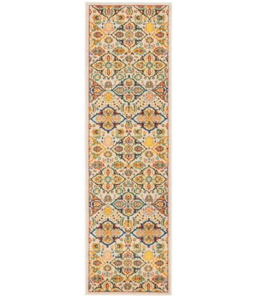Nourison Allur Area Rug ALR03-Ivory Multicolor