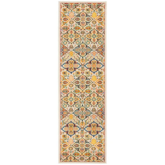 Nourison Allur Area Rug ALR03-Ivory Multicolor