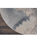 Nourison Maxell Round Area Rug MAE08-Grey