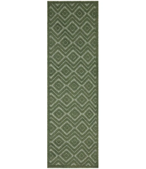 Nourison Home Versatile Green NRV01 2 ft. X 6 ft. Rectangle Rug