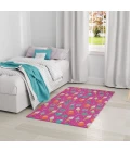 Nourison Home Imagination Pink Multicolor IMA19 4 ft. X 6 ft. Rectangle Rug