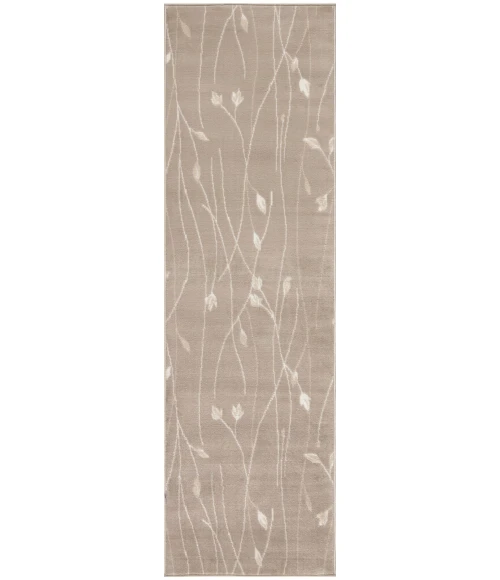 Nourison Grafix Beige GRF15 2 ft. X 6 ft. Rect. Rug