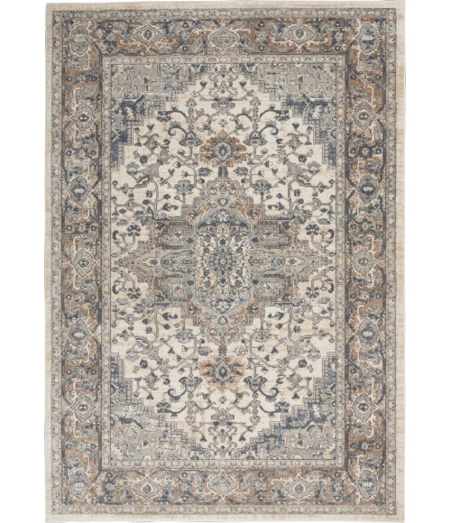Nourison Quarry Area Rug QUA05 Ivory/Grey