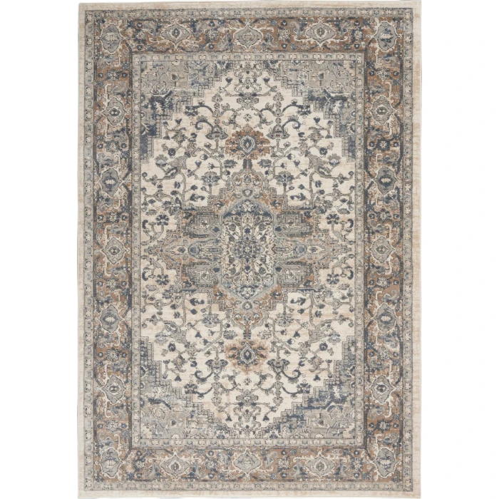 Nourison Quarry Area Rug QUA05 Ivory/Grey