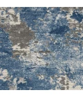 Nourison Rustic Textures Area Rug RUS08-Grey/Blue