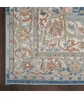 Nourison Quarry Ivory Blue QUA11 8 ft. Rect. Rug