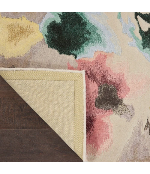 Nourison Prismatic Area Rug PRS15 Beige/Multi 9'9" x 13'9"