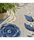 Nourison Aloha Area Rug ALH32 Blue Grey