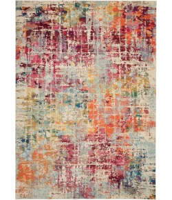 Nourison Home Celestial CES13 Pink Multicolor 9 ft. X 12 ft. Area Rug