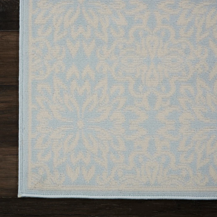 Nourison Jubilant Area Rug JUB06-Ivory/Light Blue