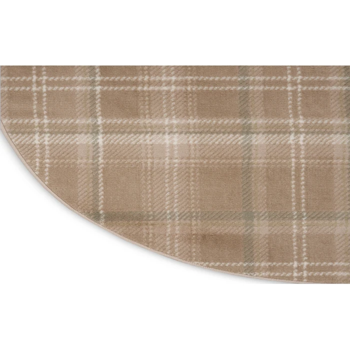 Nourison Grafix Taupe GRF03 4 ft. Round Rug