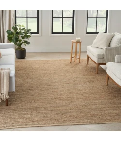 Nourison Home Natural Jute NJT01 Natural 8 ft. X 10 ft. Area Rug