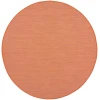 Nourison Home Positano POS01 Terracotta 6 ft. Round Area Rug