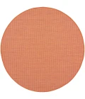 Nourison Positano Round Area Rug POS01-Terracotta