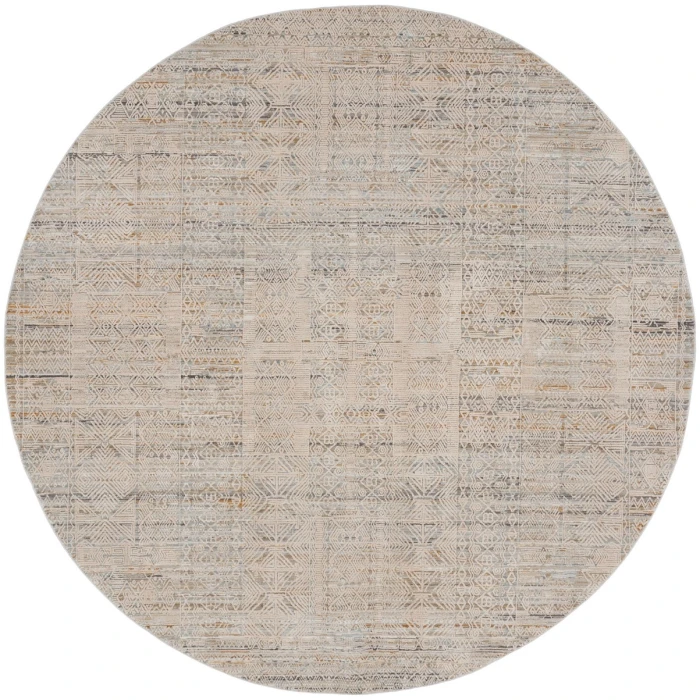 Nourison Lynx Ivory Multicolor LNX06 8 ft. X Round Rug