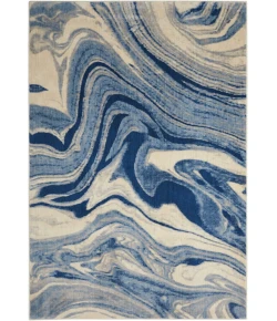 Nourison Home Somerset ST749 Light Blue 7 ft. 9 in. X 10 ft. 10 in. Area Rug