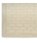 DKNY Pure Grids Ivory Beige PGR01 8 ft. X 10 ft. Rect. Rug