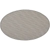 Nourison Home Courtyard COU01 Ivory Charcoal 5 ft. Round Area Rug