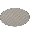 Nourison Courtyard Ivory/Charcoal COU01 5 ft. Round Rug