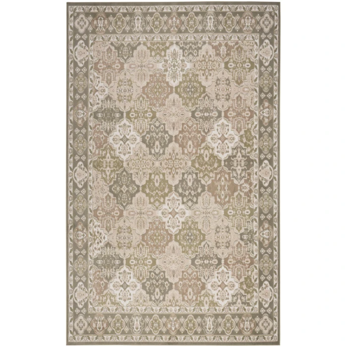 Nourison Grafix Green GRF31 5 ft. 3 in. X 7 ft. 3 in. Rectangle Rug
