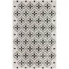 Nourison Home Nourison Essentials NRE04 Ivory Black 4 ft. X 6 ft. Area Rug