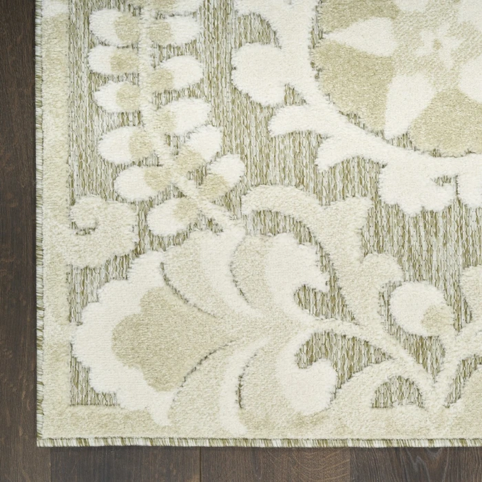 Nourison Aloha Ivory Sage ALH17 2 ft. 8 in. X 4 ft. Rect. Rug