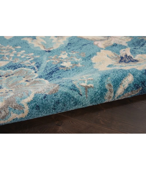 Nourison Tranquil Area Rug TRA02-Turquoise