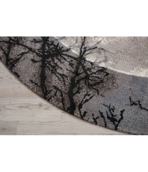 Nourison Twilight Round Area Rug TWI17 Moon 8' Round