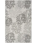 Nourison Garden Oasis Grey GOA05 6 ft. X 9 ft. Rectangle Rug