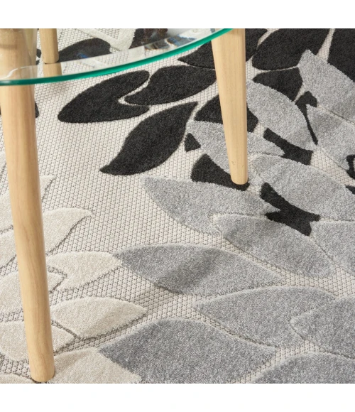 Nourison Aloha Area Rug ALH05-Black White