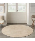 Nourison Home Nourison Essentials Ivory Gold NRE01 4 ft. Round Rug