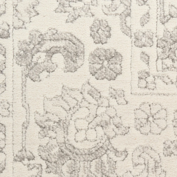 Nourison Grace Grey GCE01 5 ft. 3 in. X 7 ft. 3 in. Rect. Rug