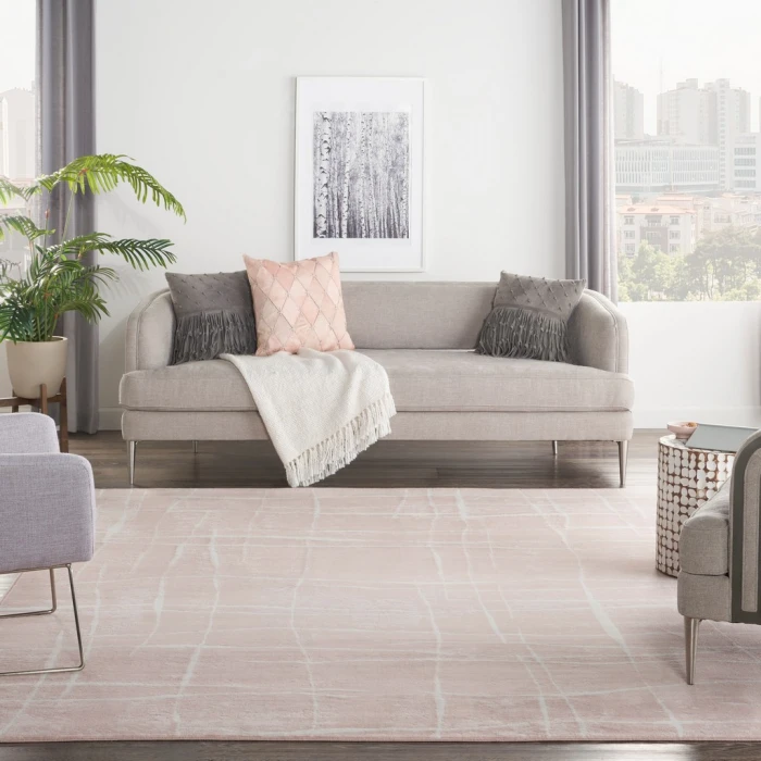 Nourison Whimsicle Area Rug WHS09-Pink Ivory