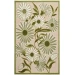 Nourison Home Aloha ALH33 Ivory Green 5 ft. 3 in. X 7 ft. 5 in. Area Rug