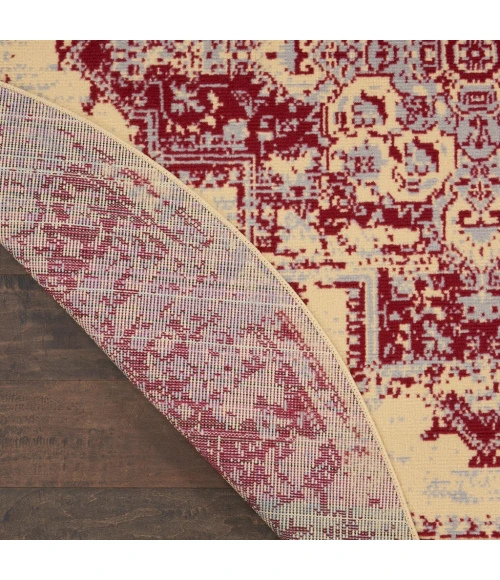 Nourison Grafix Area Rug GRF14-Cream/Red