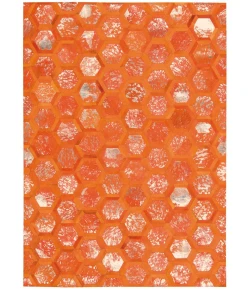 Michael Amini City Chic MA100 Tangerine 8 ft. X 10 ft. Area Rug