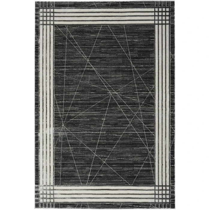 Nourison Desire Area Rug DSR01 Charcoal/Silver