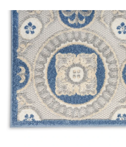 Nourison Aloha Area Rug ALH30 Blue/Grey