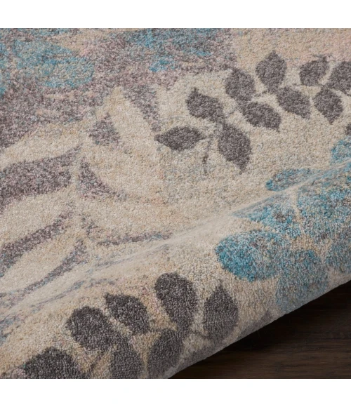 Nourison Tranquil Area Rug TRA01-Ivory/Light Blue