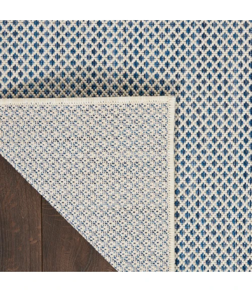Nourison Courtyard Area Rug COU01-Ivory Blue