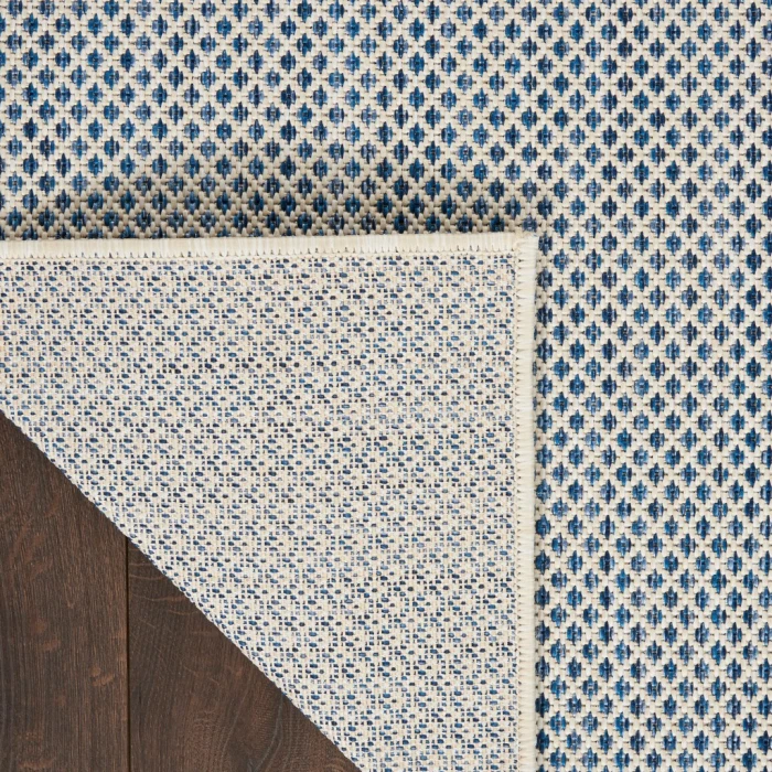 Nourison Courtyard Area Rug COU01-Ivory Blue